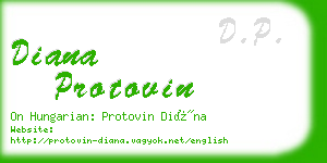 diana protovin business card